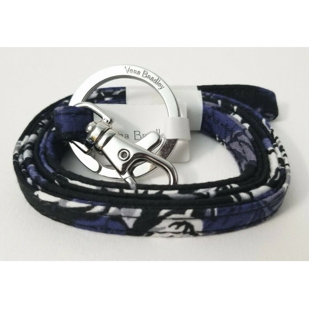 Vera Bradley Lanyard NWT Key Ring & Lobster clasp Frosted Floral Teacher gift